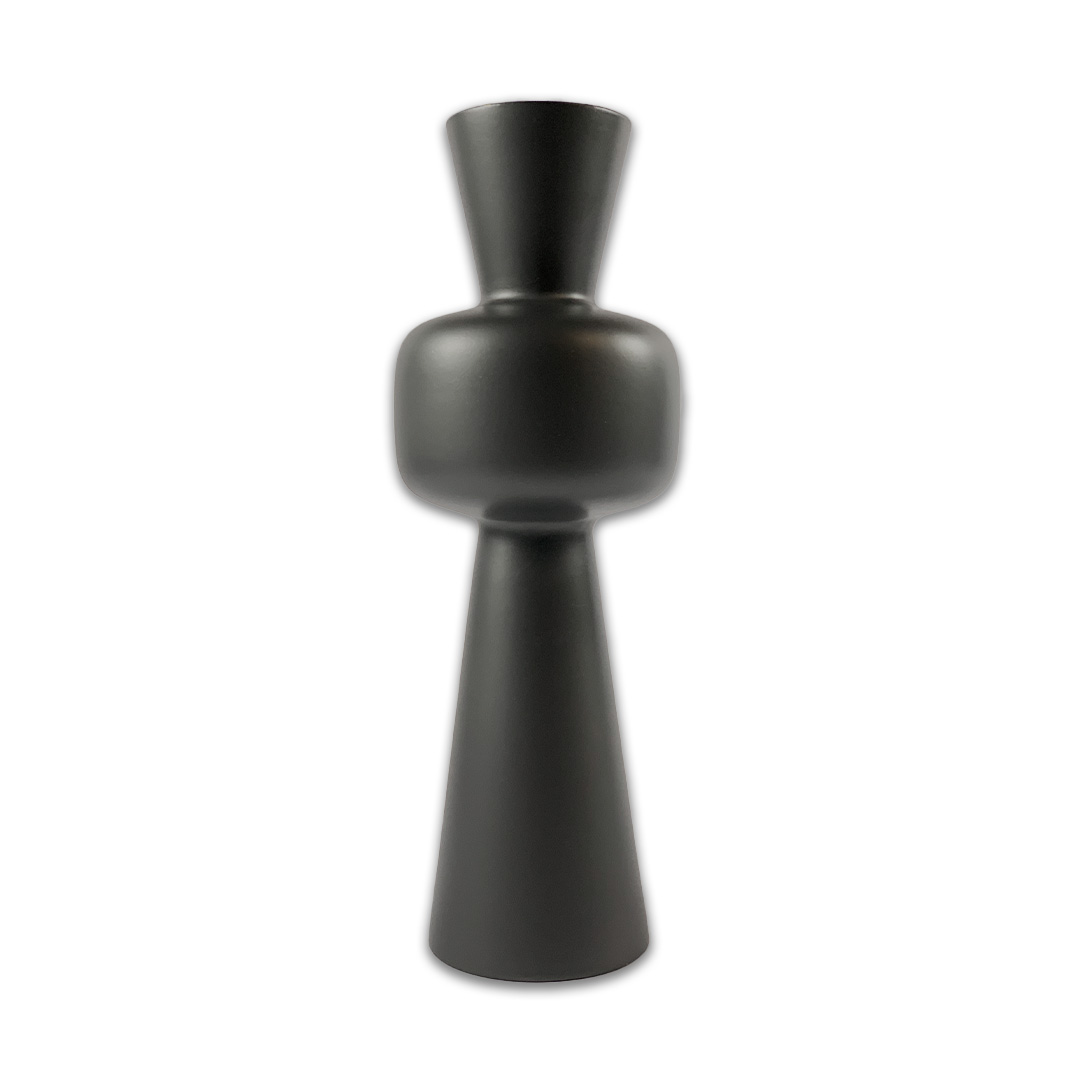 VASO PALINO CERAMICA PRATA CHUMBO BOSA