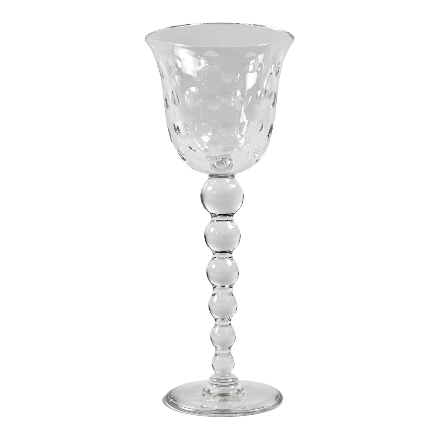 TACA BUBBLES AGUA CRISTAL TRANSPARENTE SAINT LOUIS JOGO 6 PEÇAS