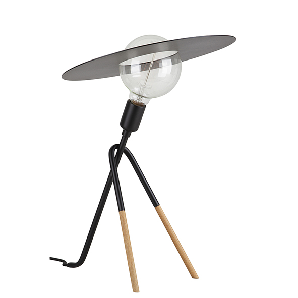 ABAJOUR RAGATSO RESINA PRETO 110V MODALI DESIGN