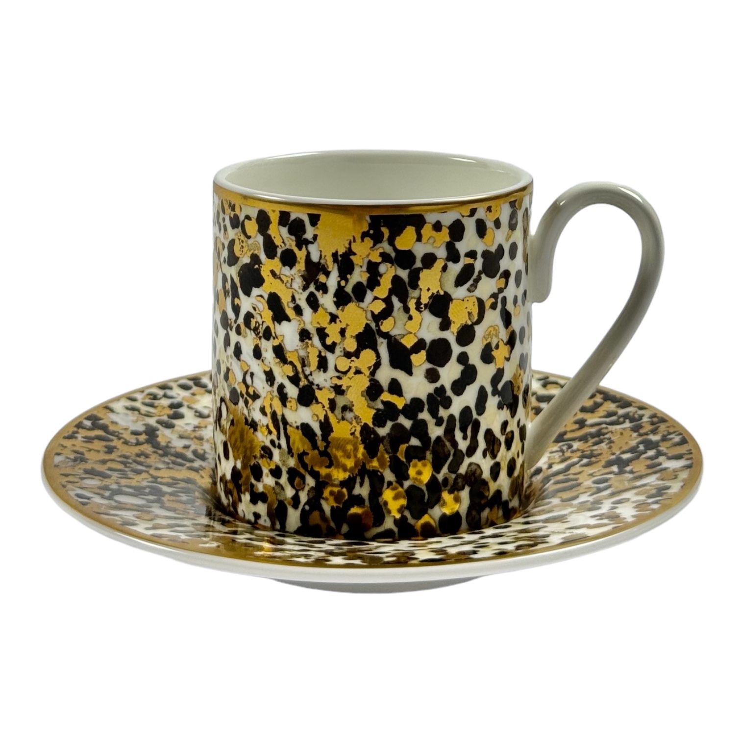 XICARA CAFE+PIRES CAMOUFLAGE PORCELANA ROBERTO CAVALLI JOGO 6 PEÇAS
