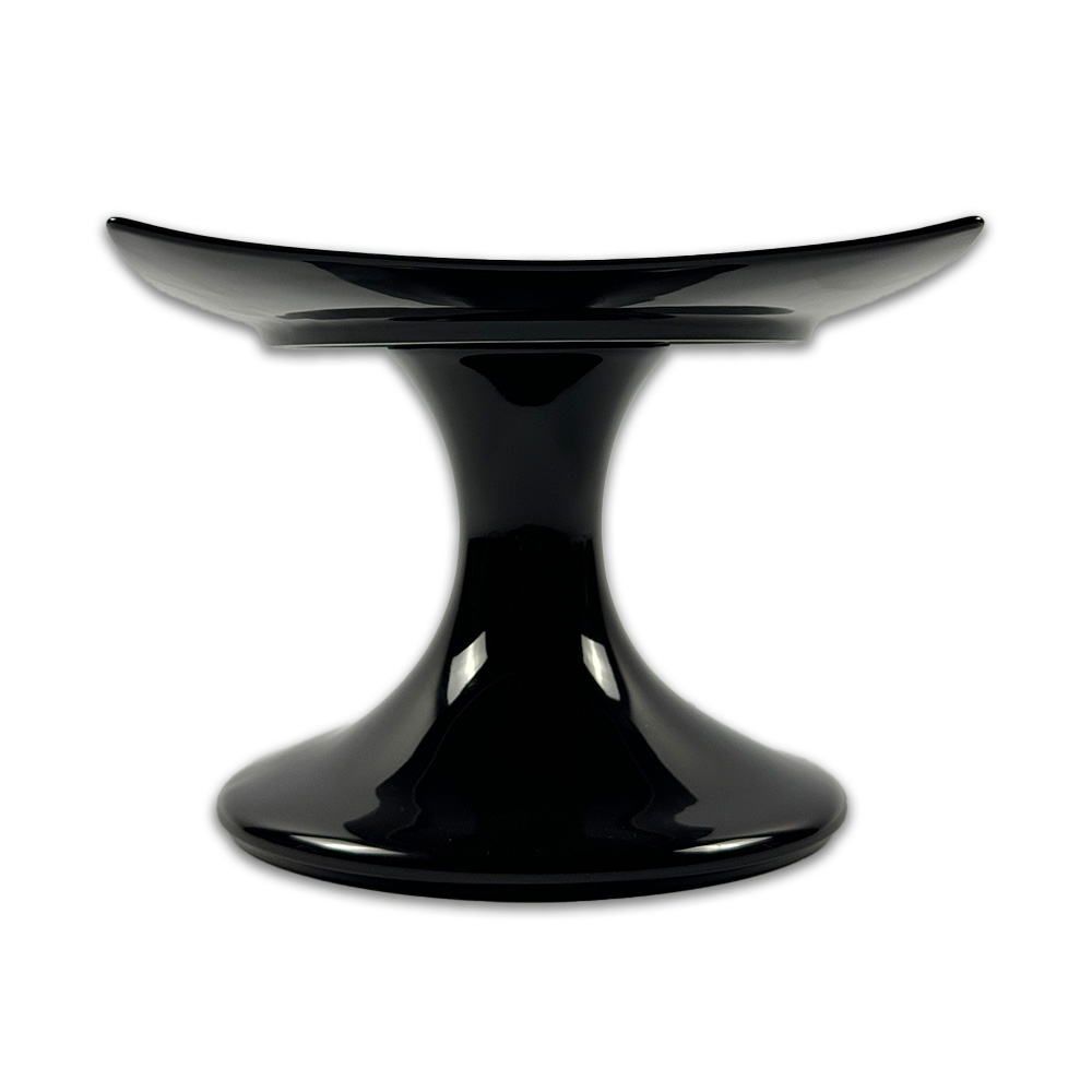 CENTRO MESA C/PE VERSACE DEDALO BLACK PORCELANA