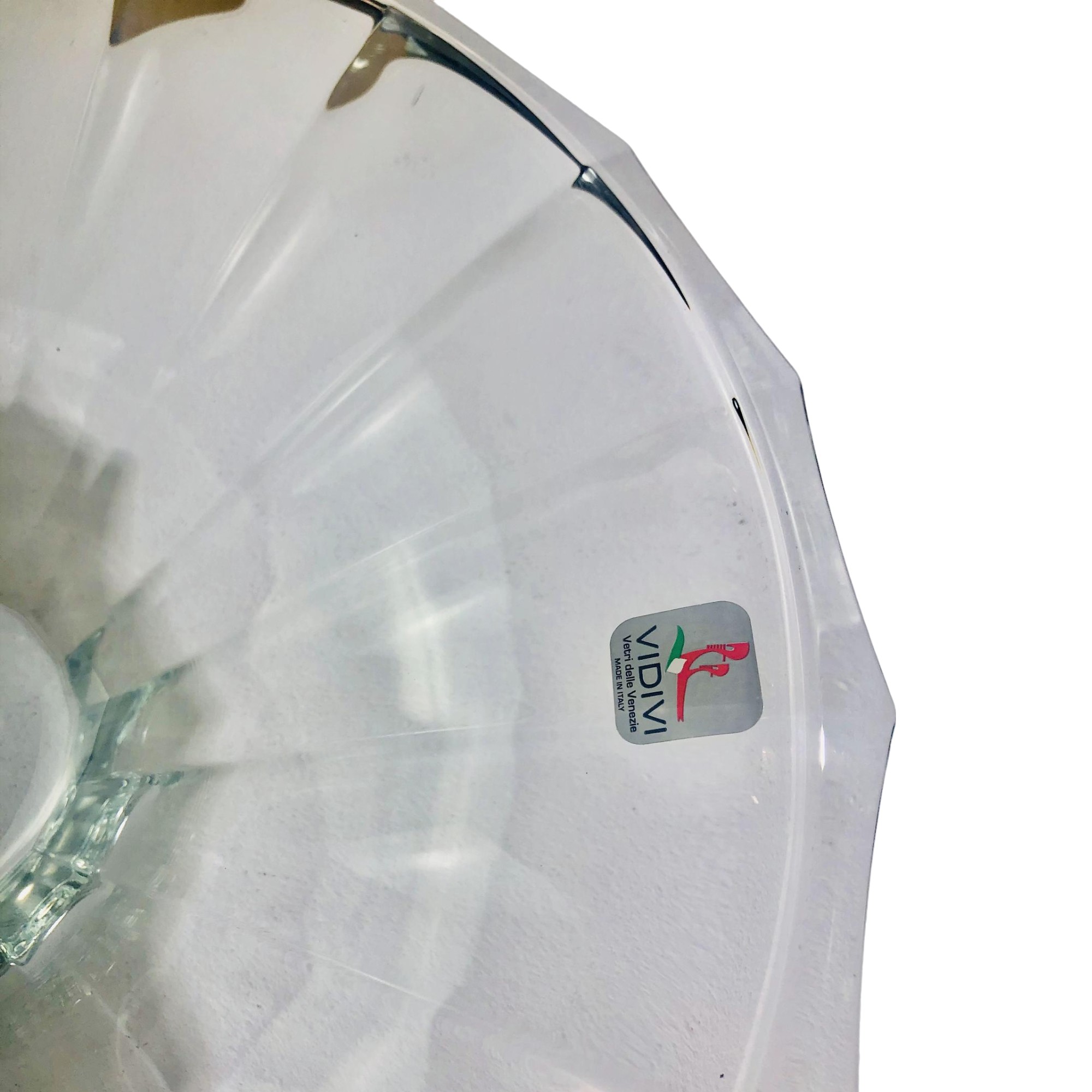 CENTRO MESA DOGE VIDRO TRANSPARENTE VIDIVI VETRI (KD&D)