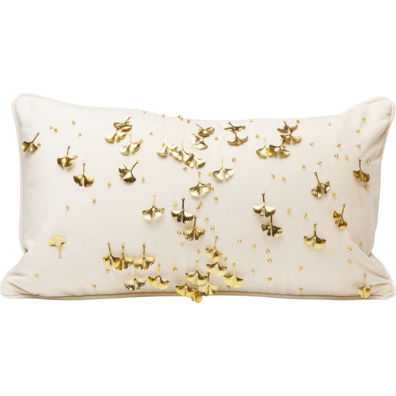 ALMOFADA GINGKO RETANGULAR BEGE