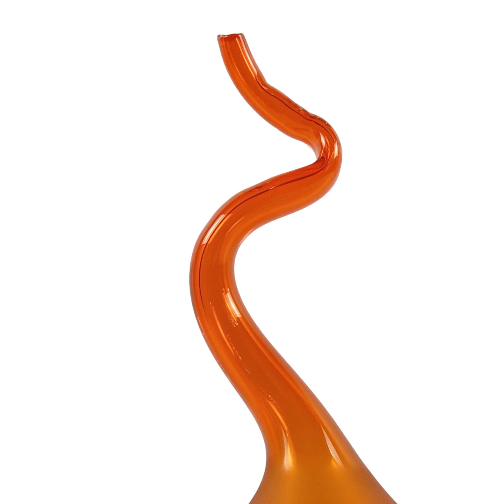 VASO CIPOLLINA CRISTAL LARANJA FOSCO