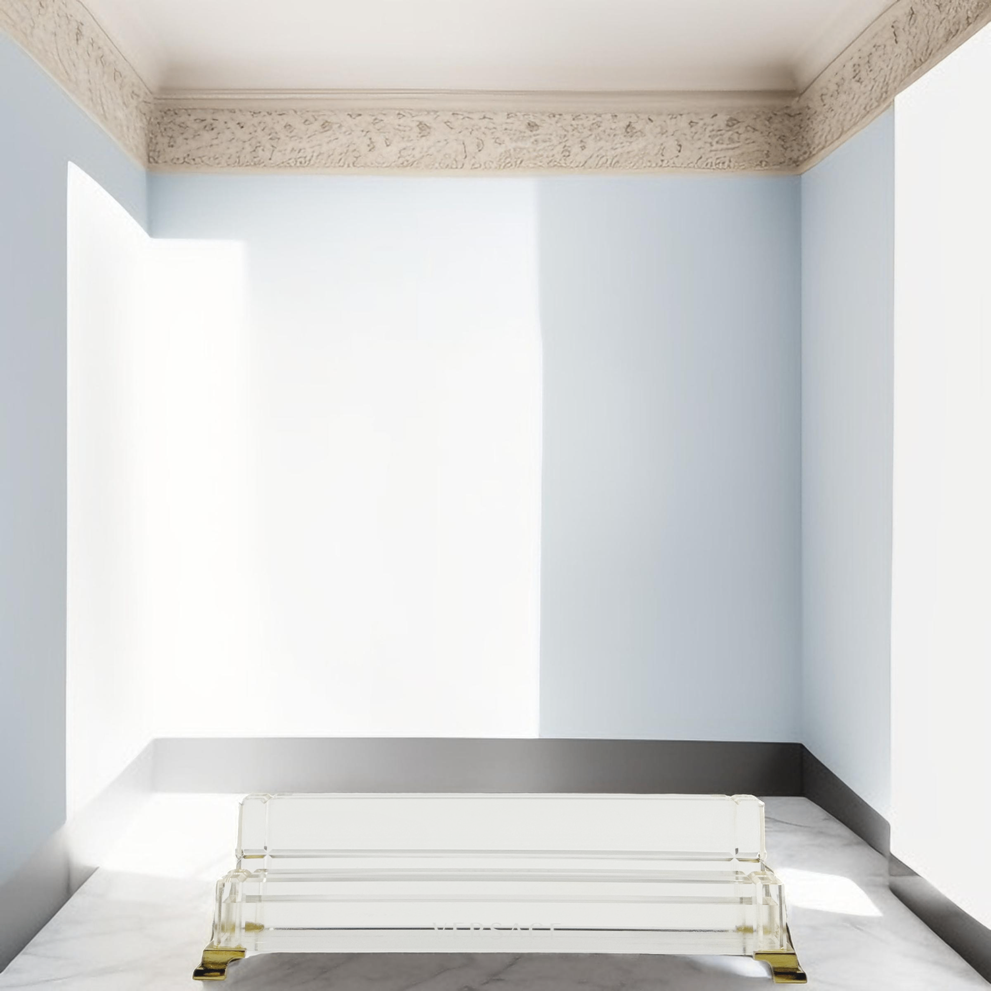 PORTA CORRESPONDENCIA VERSACE CRISTAL TRANSPARENTE