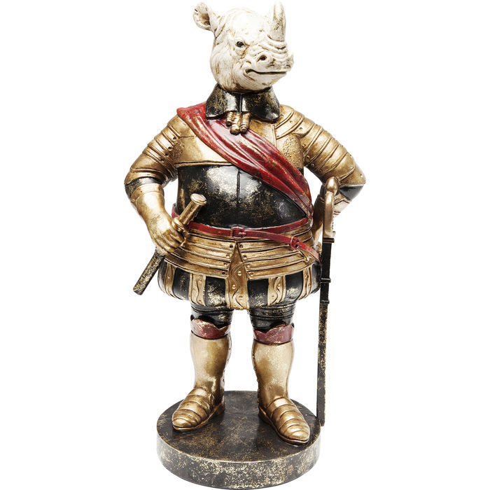 ESCULTURA SIR RINOCERONTE RESINA