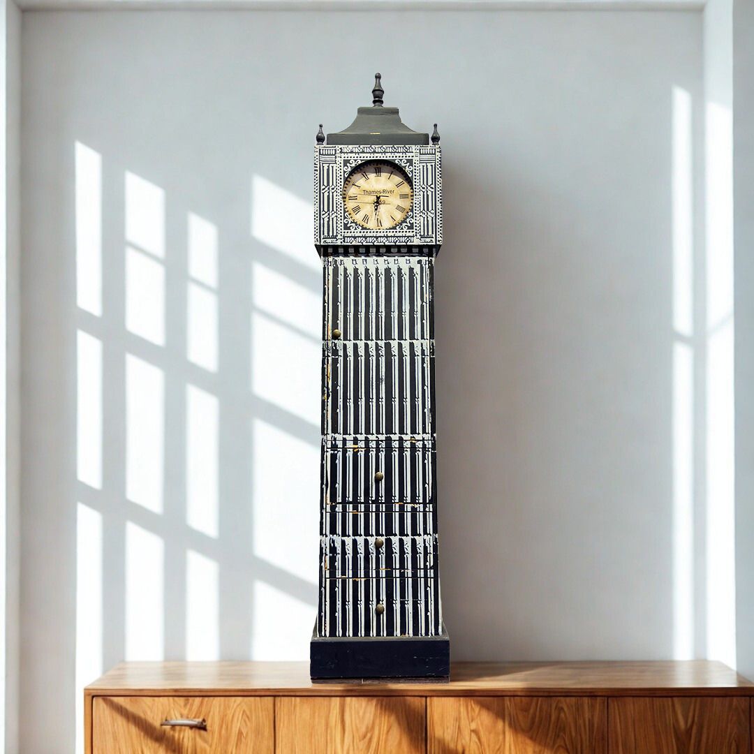 RELOGIO TORRE MADEIRA 