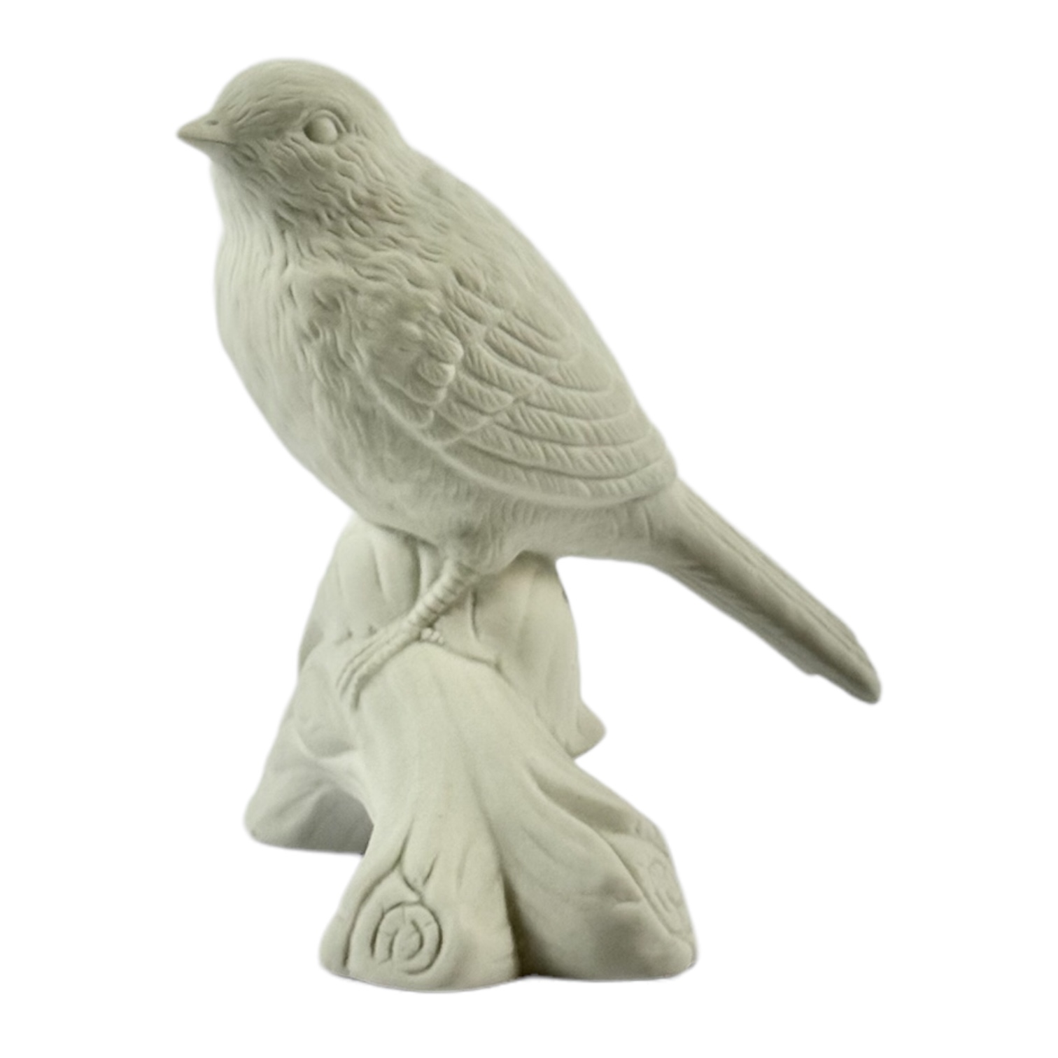 ESCULTURA PASSARO NO GALHO PORCELANA BRANCA ROSENTHAL