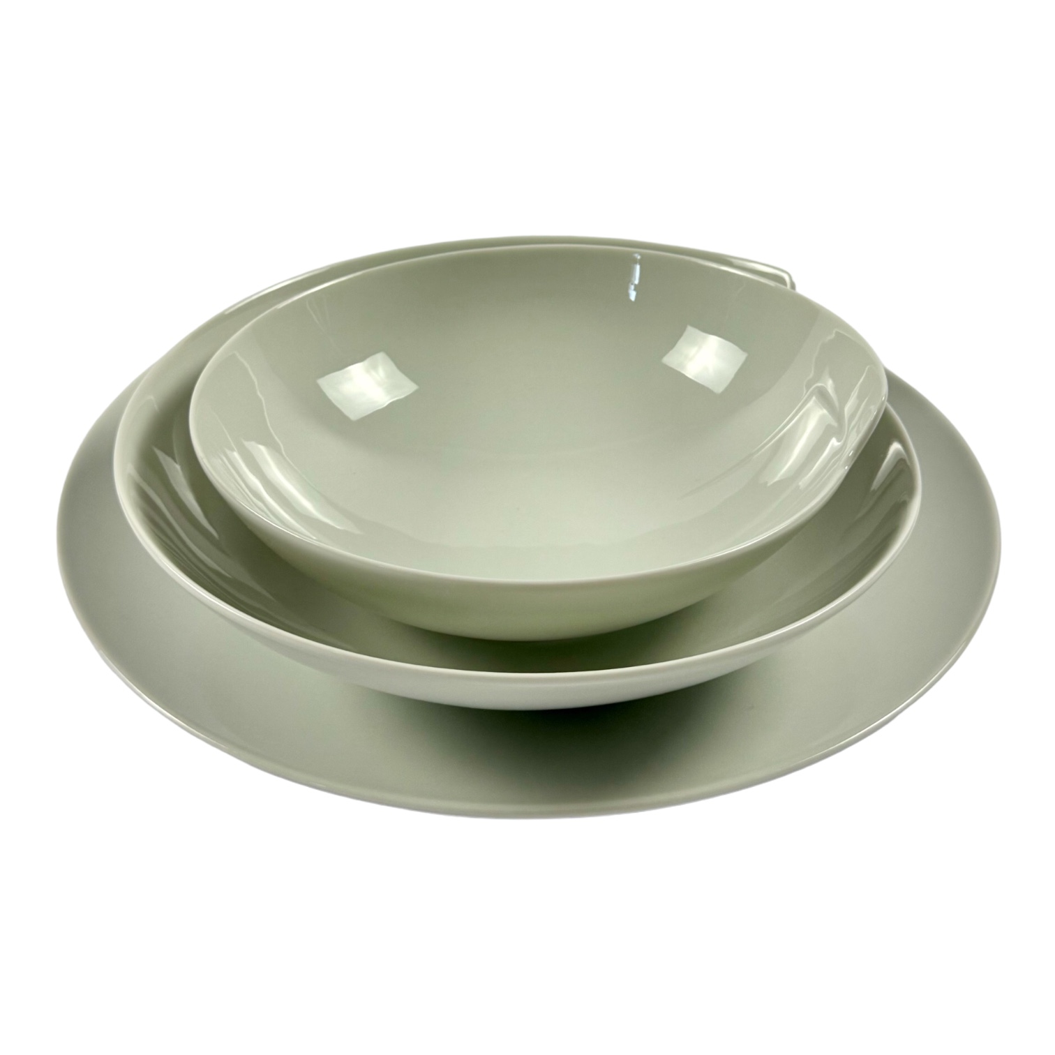 PRATOS A LA CARTE PAPYRUS WEISS PORCELANA ROSENTHAL JOGO 3 PEÇAS