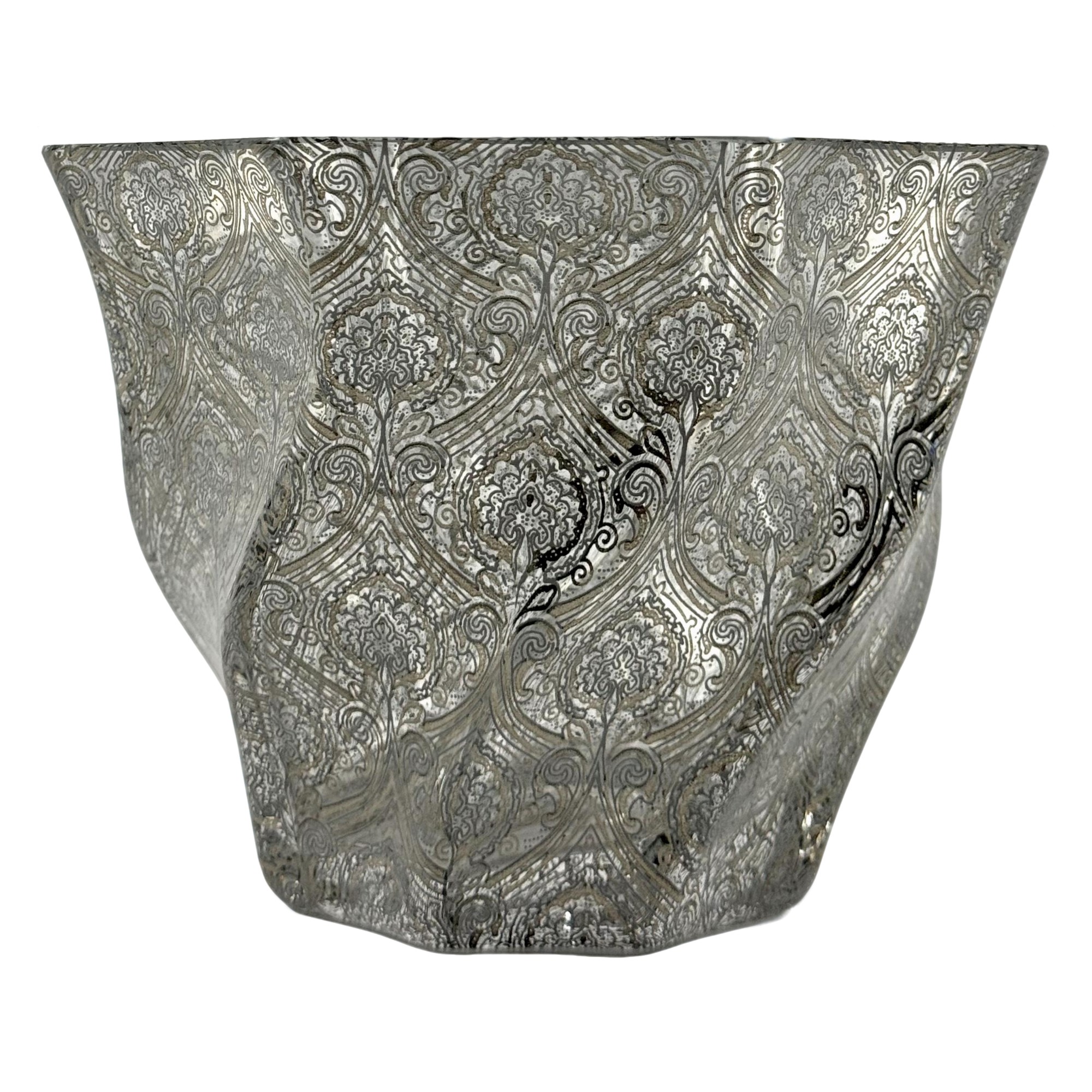 BOWL HEXAGONAL DUPONT CRISTAL/PRATEADO A CASA K