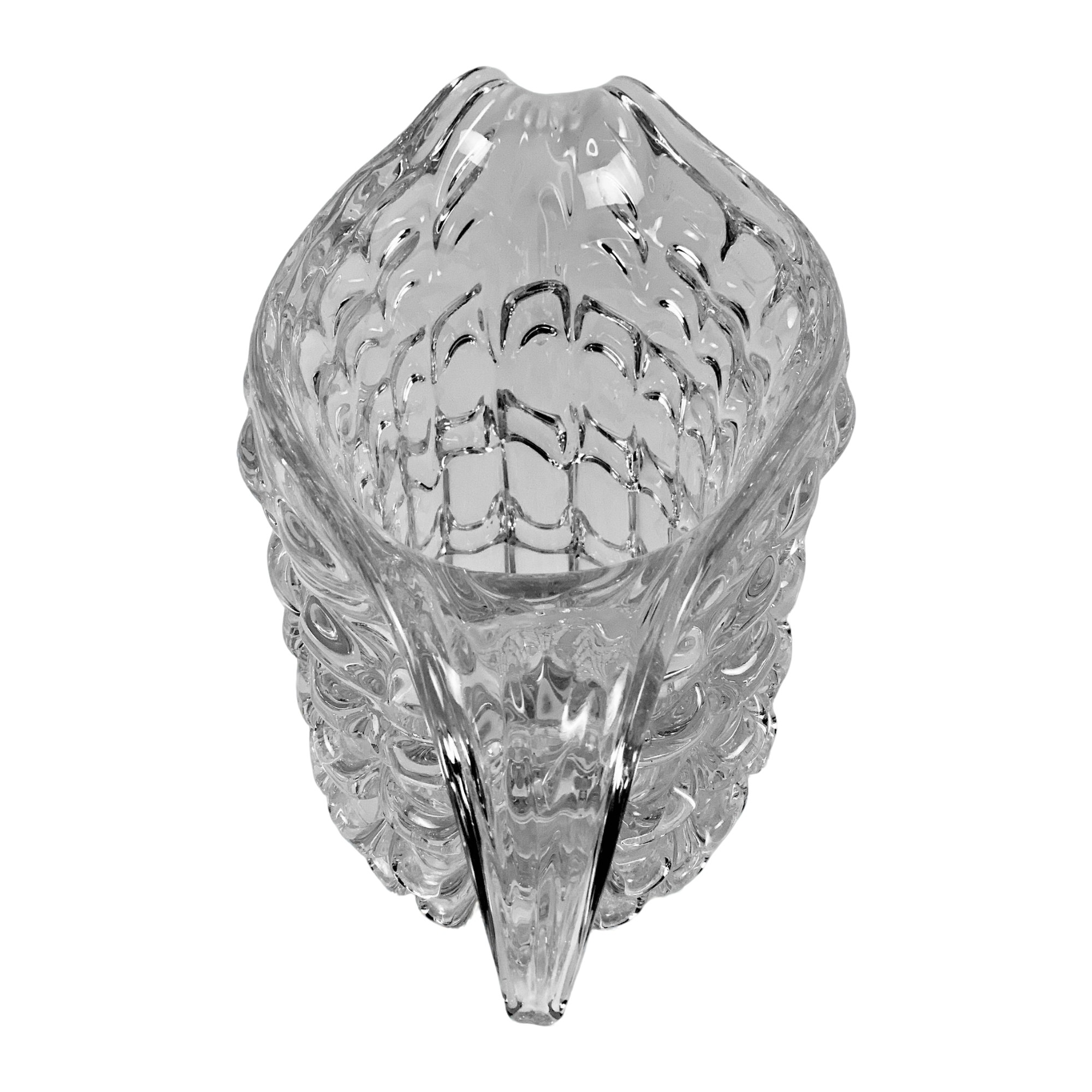 CENTRO DE MESA/VASO CRISTAL TRANSP C/ALCA STUDIO MANTO