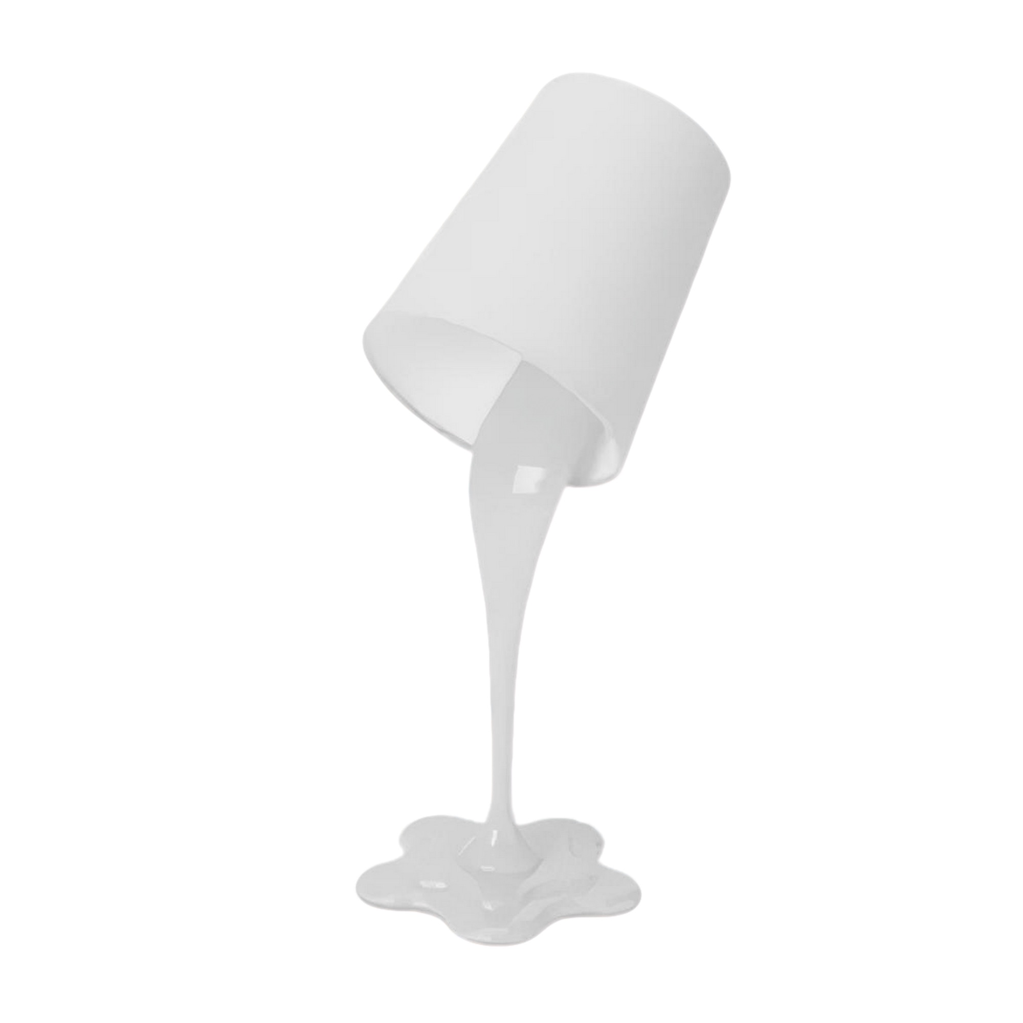 ABAJOUR LATA DE TINTA RESINA BRANCO MODALI DESIGN