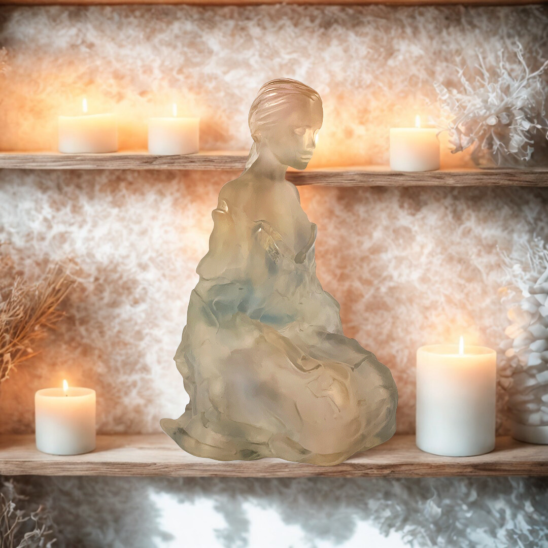 ESCULTURA ATHENA CHABROLLE EM CRISTAL DAUM