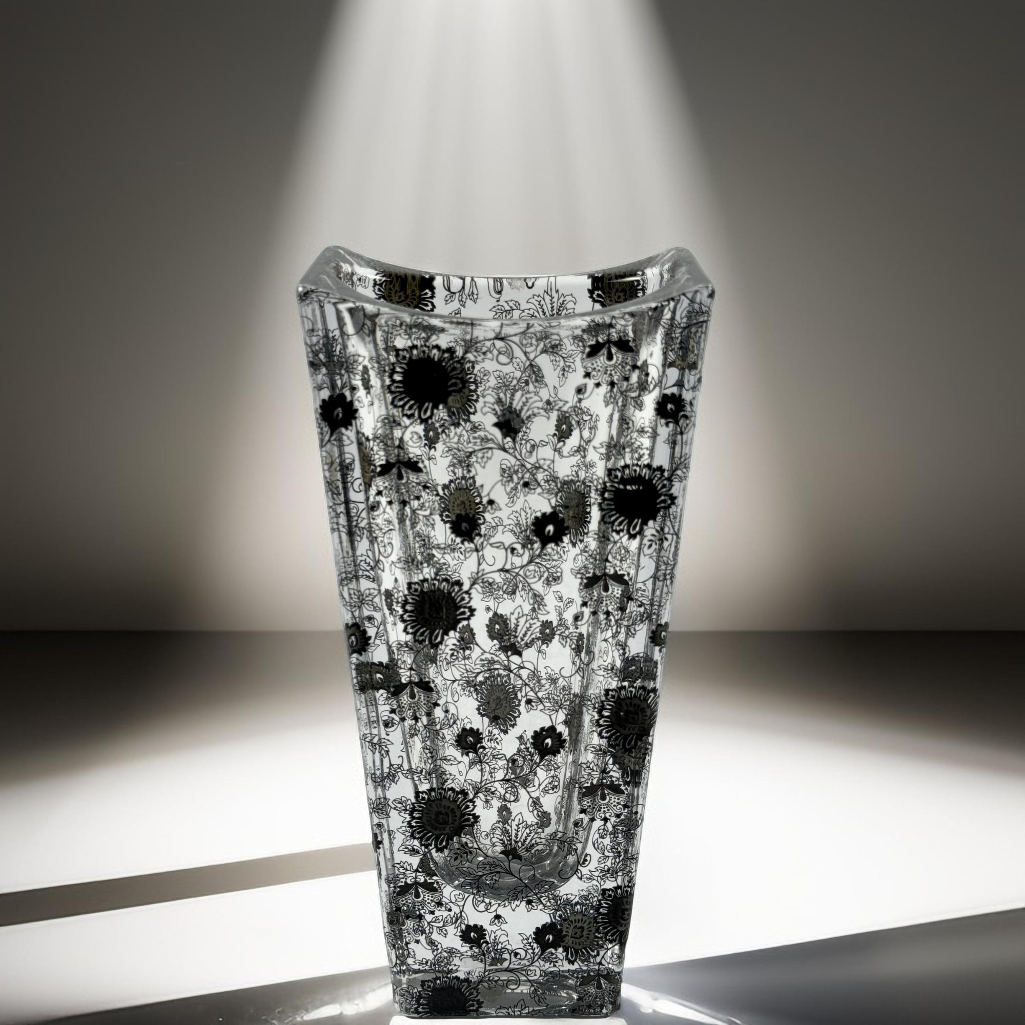 VASO AKINAWA CRISTAL/PRETO A CASA K