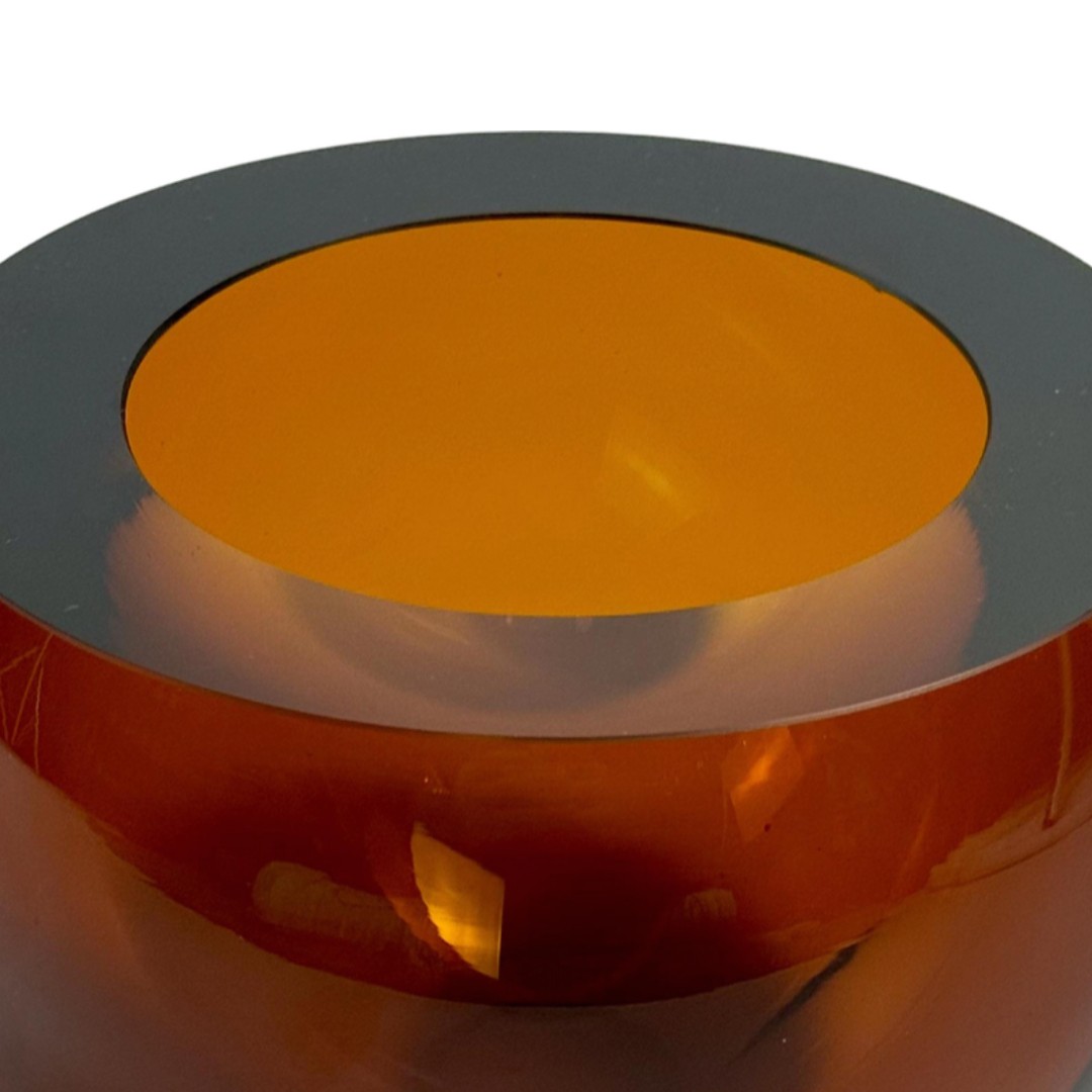 VASO MANDARINE CRISTAL AMBAR ANNA TORFS