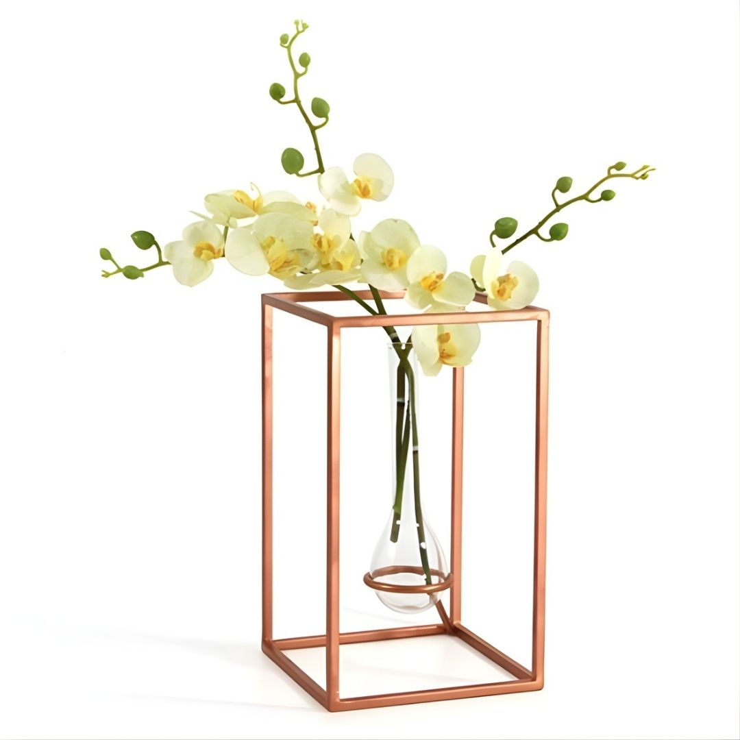 VASO SHAPE ALUMINIO/COBRE PEQUENO MODALI DESIGN