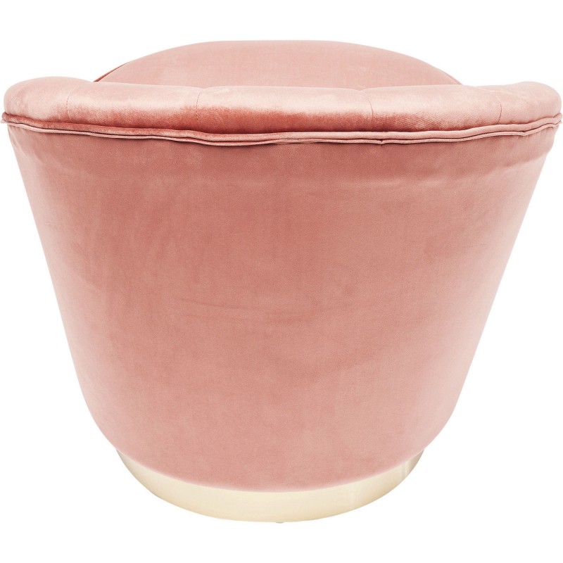 POLTRONA S/BRACO TECIDO SUEDE ROSE 