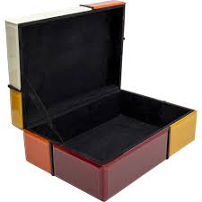 CAIXA GROB RETANGULAR VIDRO COLORIDO 