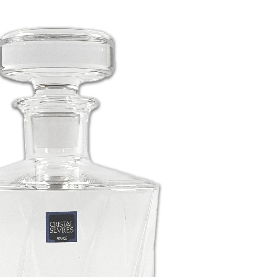 GARRAFA VIROFLAY CRISTAL TRANSPARENTE SEVRES