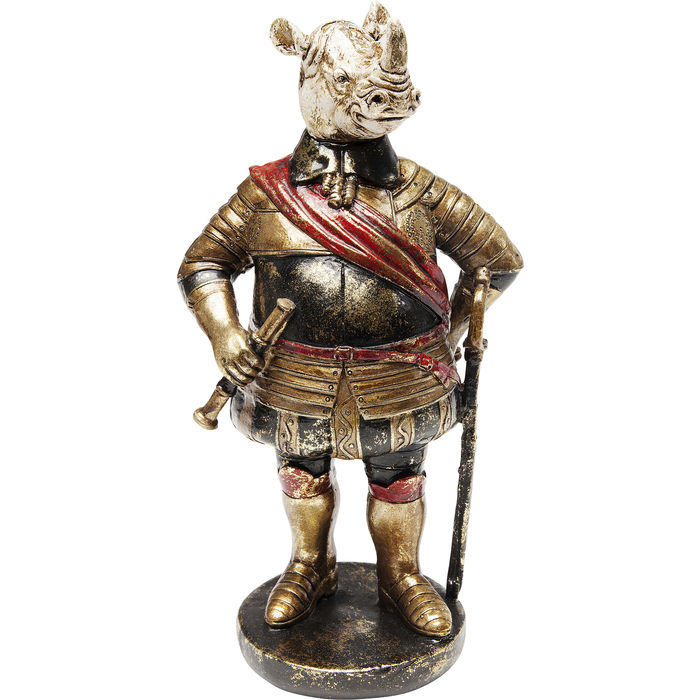 ESCULTURA SIR RINOCERONTE RESINA