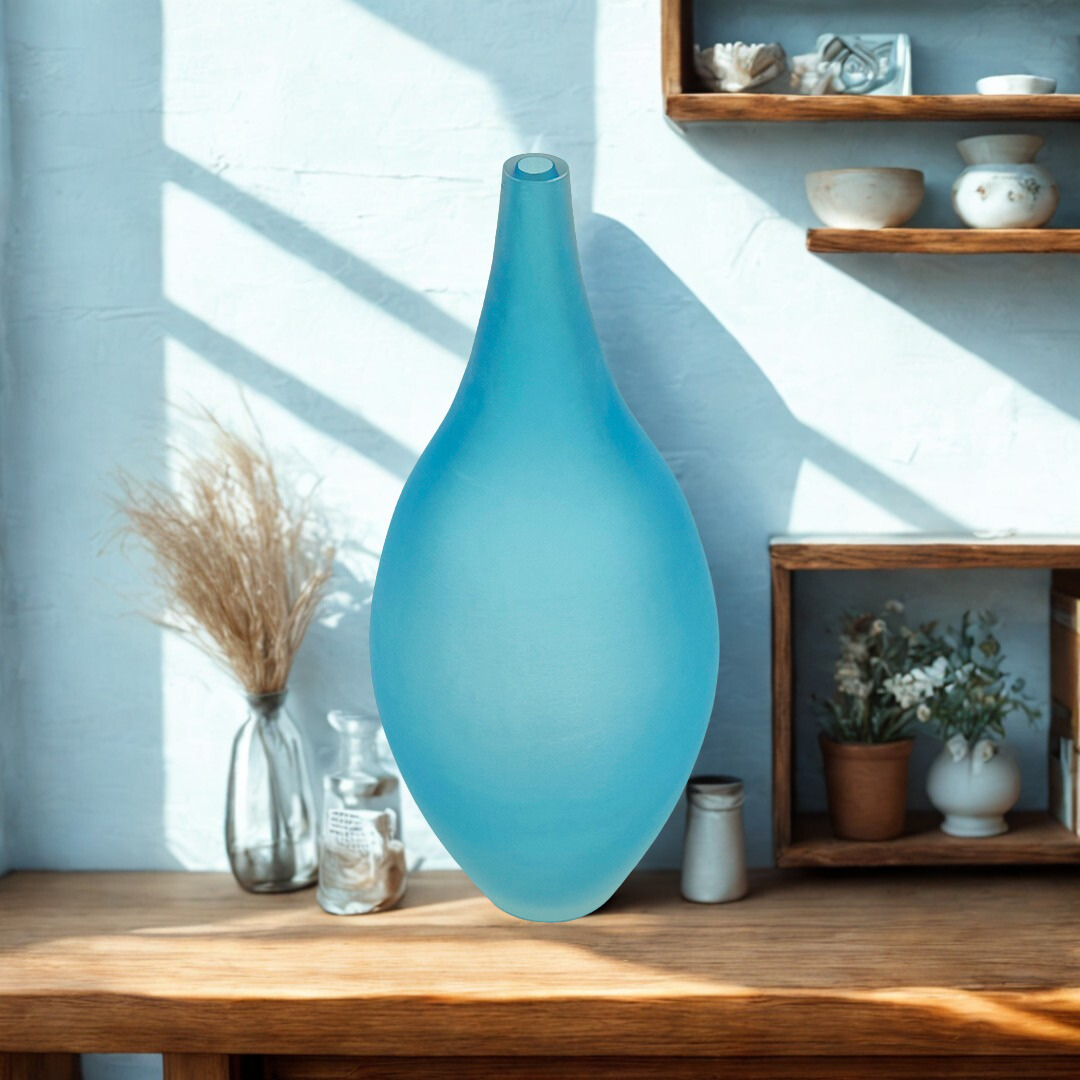 VASO AMPOLLA  CRISTAL ACQUA FORMIA