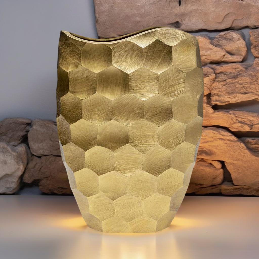 VASO ARIA COMB METAL DOURADO 