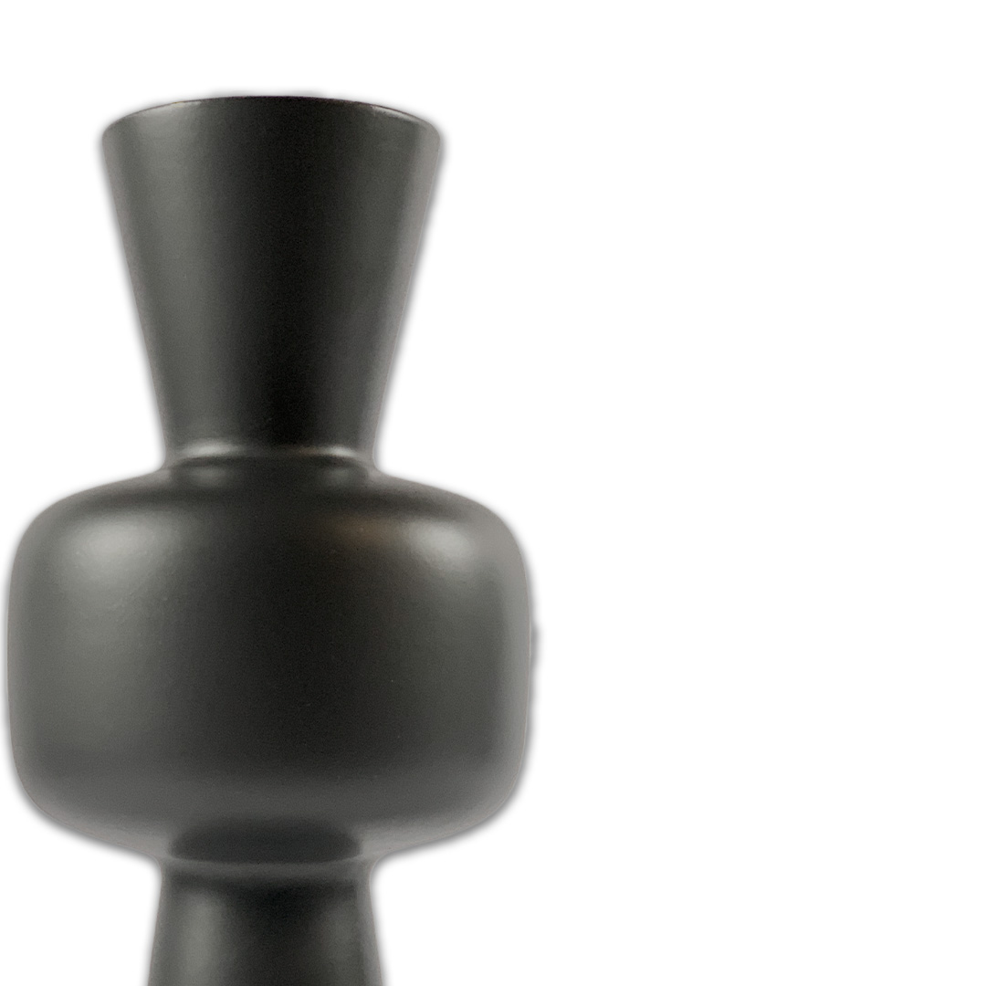 VASO PALINO CERAMICA PRATA CHUMBO BOSA