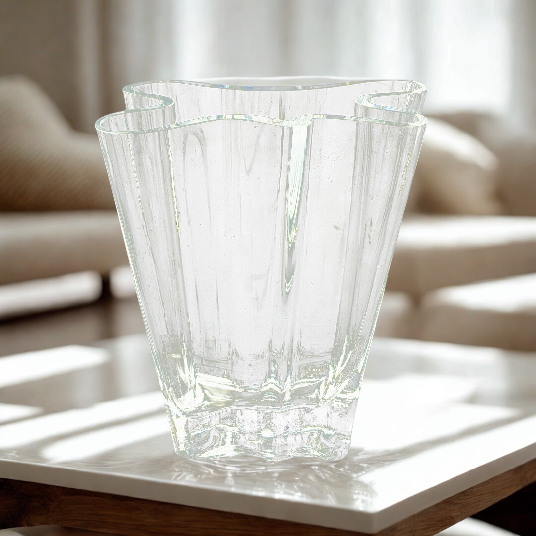 VASO ROSENTHAL FLUX CRISTAL TRANSPARENTE