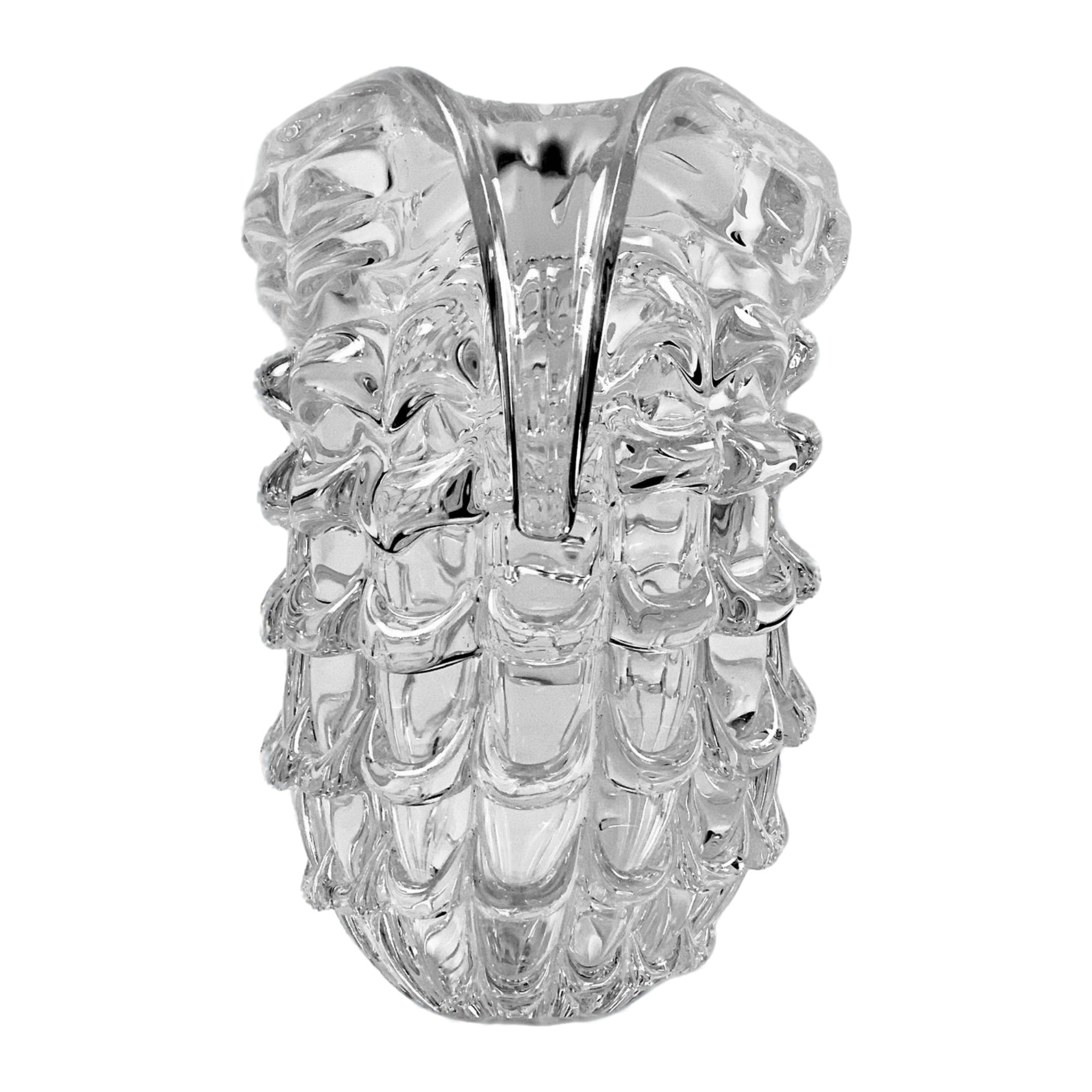 CENTRO DE MESA/VASO CRISTAL TRANSP C/ALCA STUDIO MANTO