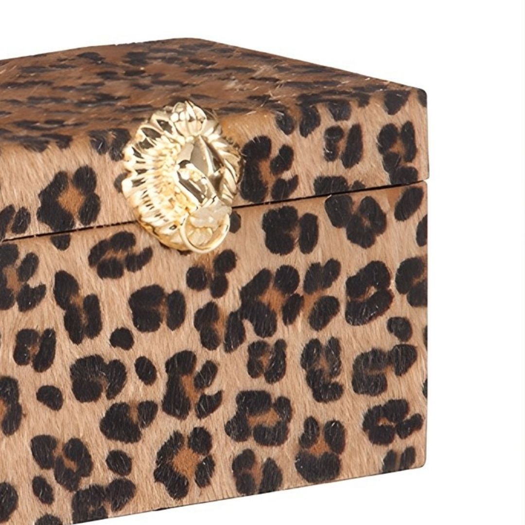 CAIXA ONCA C/FECHO LEAO MADEIRA MODALI DESIGN