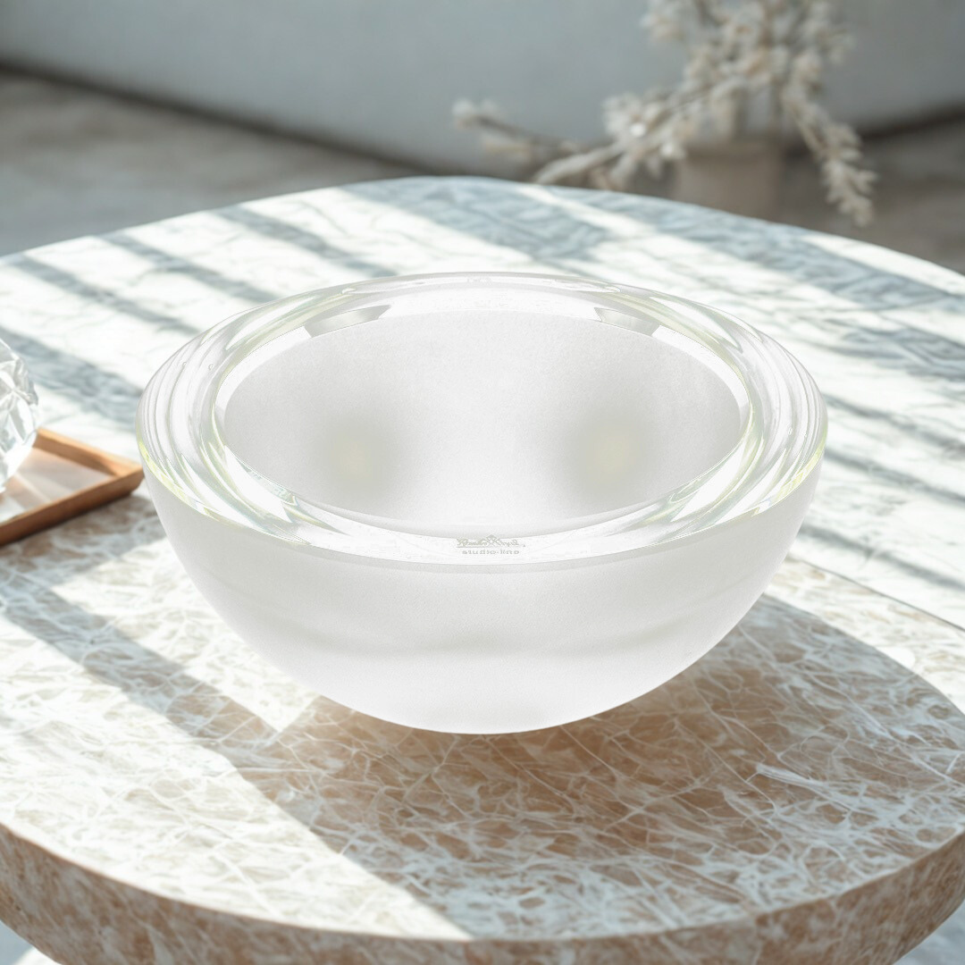 CENTRO MESA BLOCKGLAS CRISTAL TRANSPARENTE ROSENTHAL