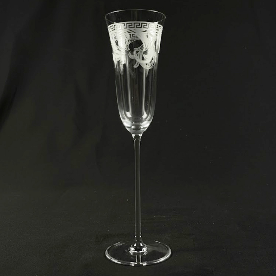 TACA VINHO TINTO VERSACE ARABESQUE CRISTAL TRANSPARENTE UNITARIO