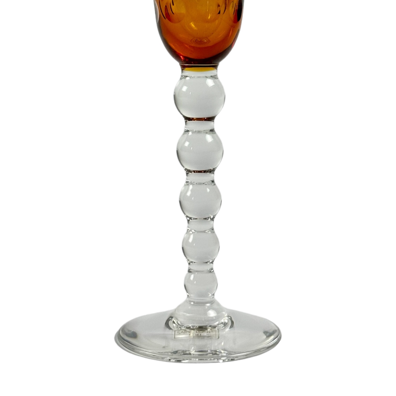 TACA CHAMPANHE BUBBLES CRISTAL LARANJA, SAINT LOUIS