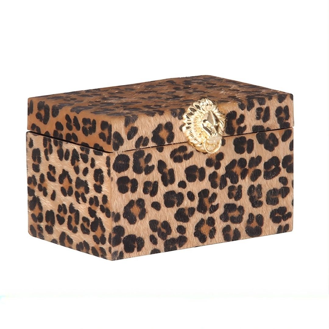 CAIXA ONCA C/FECHO LEAO MADEIRA MODALI DESIGN