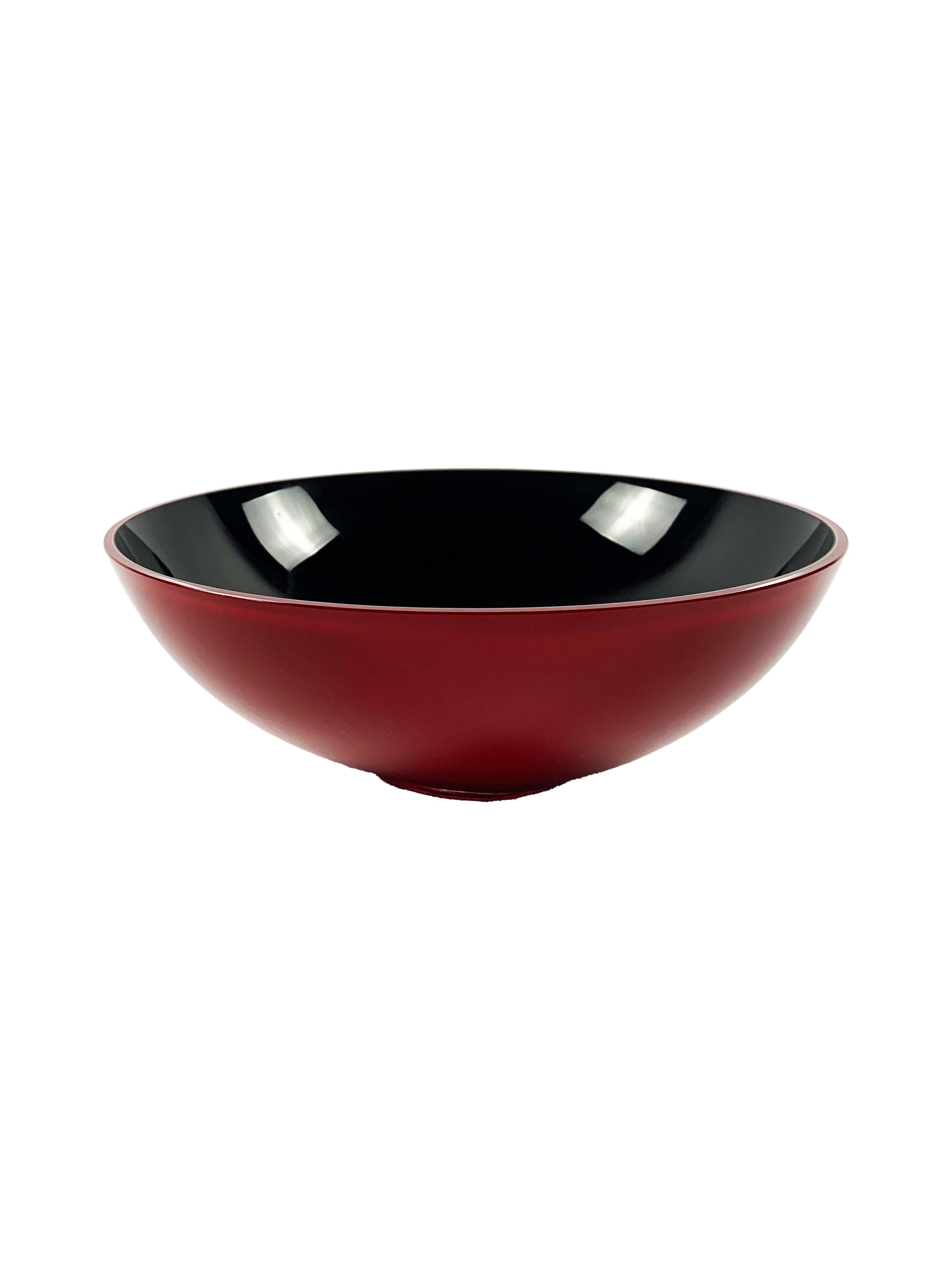 BOWL TAC CRISTAL VERMELHO/PRETO ROSENTHAL