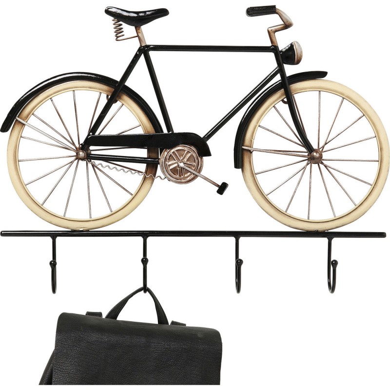 CABIDEIRO BIKE POLE METAL DOURADA/PRETA  