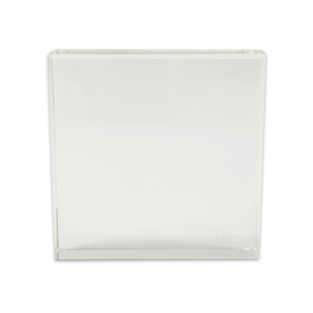 CAIXA DISPLAY QUADRADA CRISTAL TRANSPARENTE DAUM