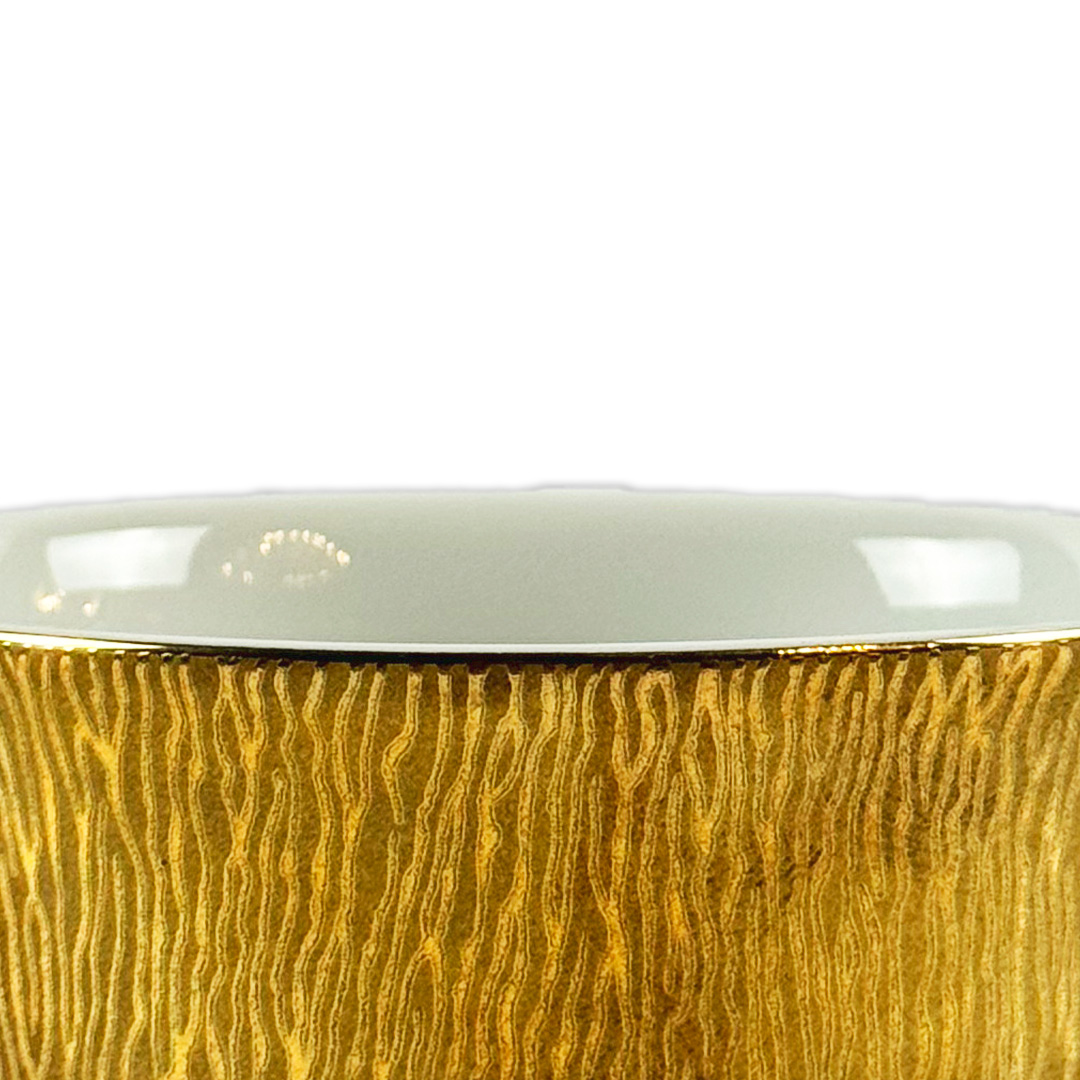 COPO DUNE PORCELANA DOURADA BERNARDAUD