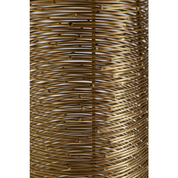 MESA LATERAL VIDRO PRETA BASE DOURADA 