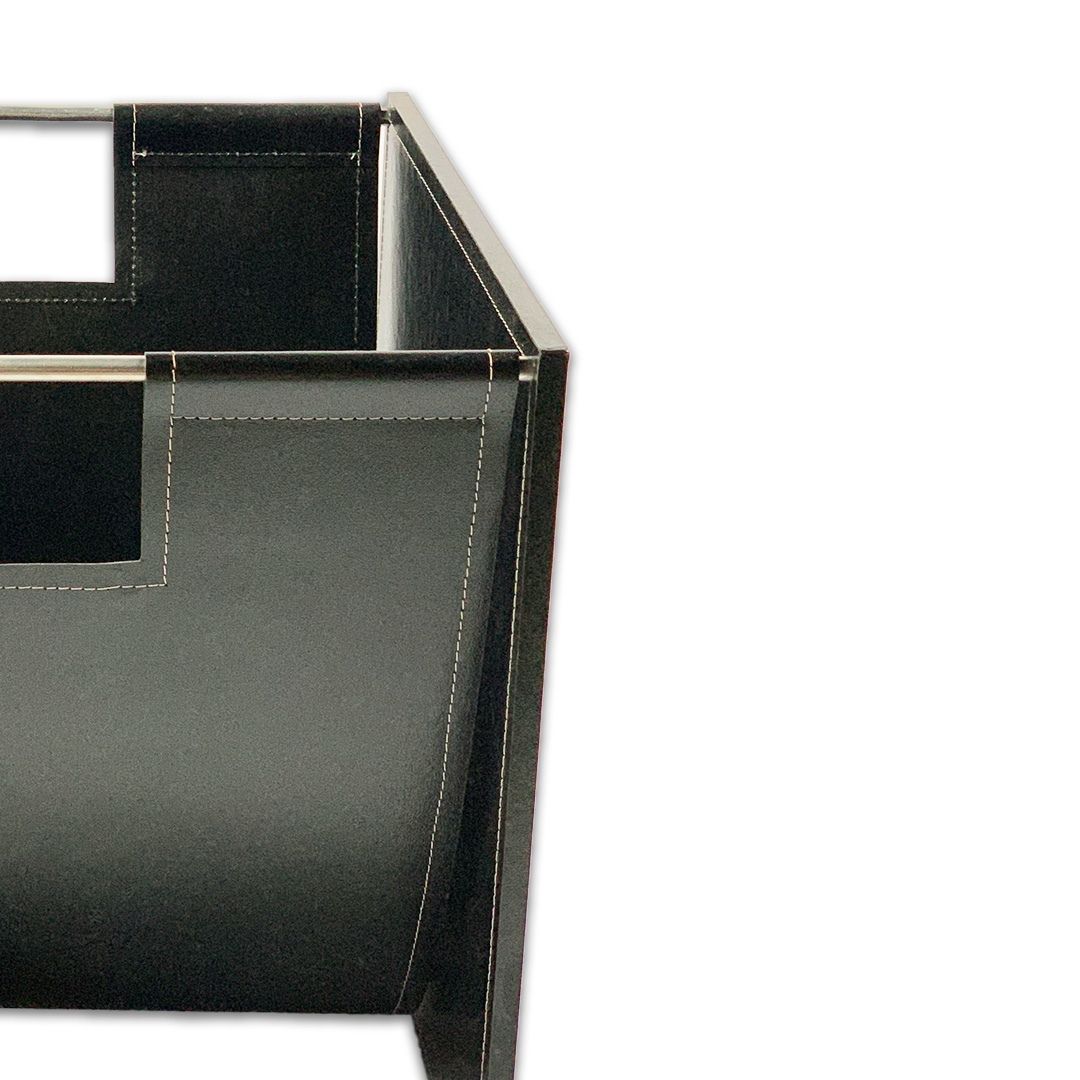 REVISTEIRO COURO PRETO MODALI DESIGN