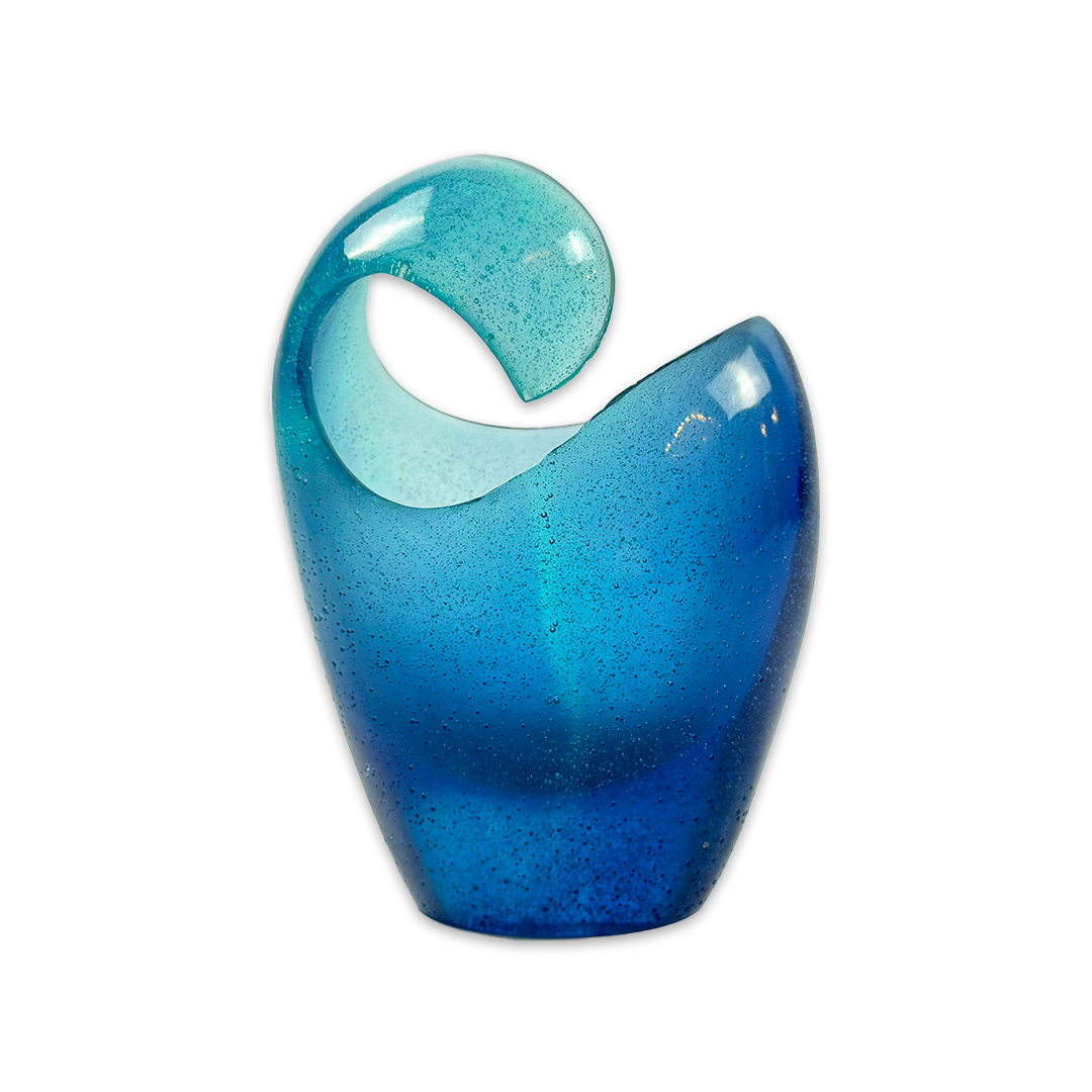 VASO PETIT LAGON CRISTAL AZUL DAUM
