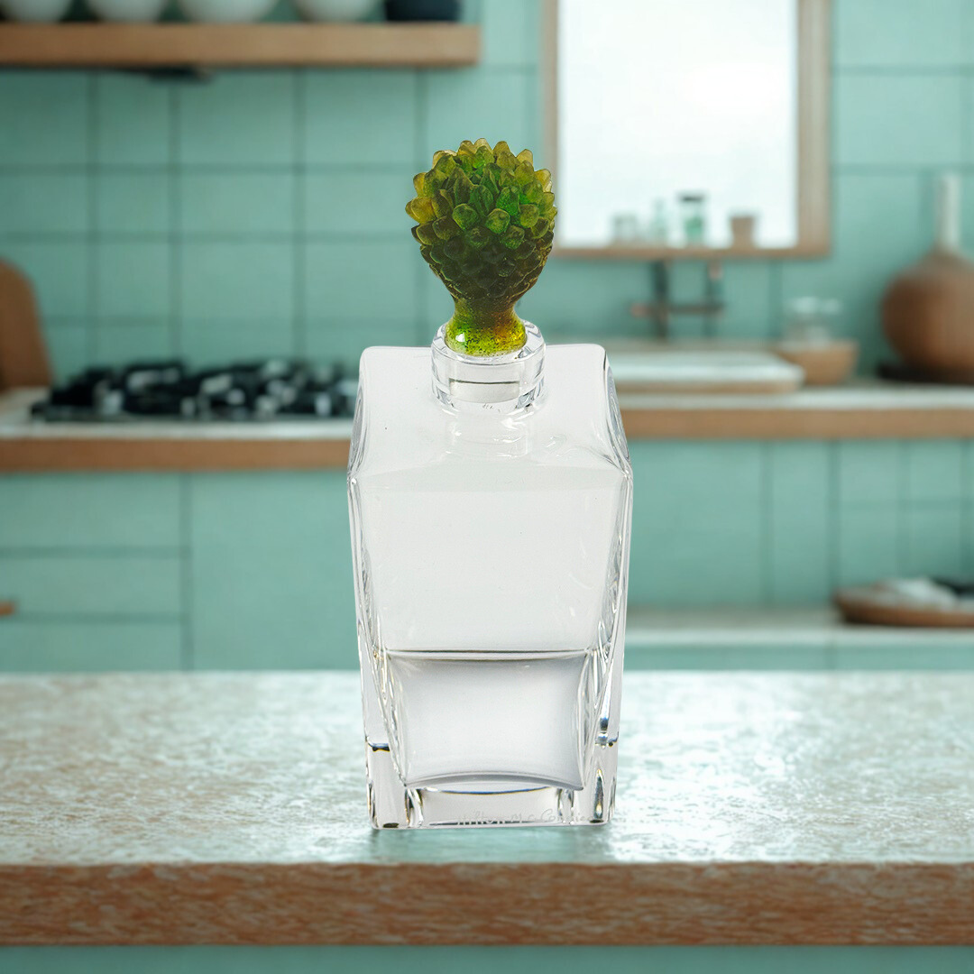 GARRAFA CACTUS CRISTAL TRANSPARENTE DAUM