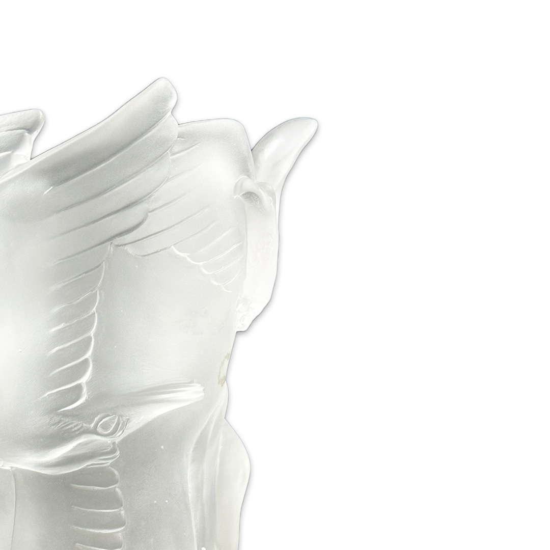 VASO LA RONDE DE FAUCONS CRISTAL FOSCO CRISTAL DE PARIS