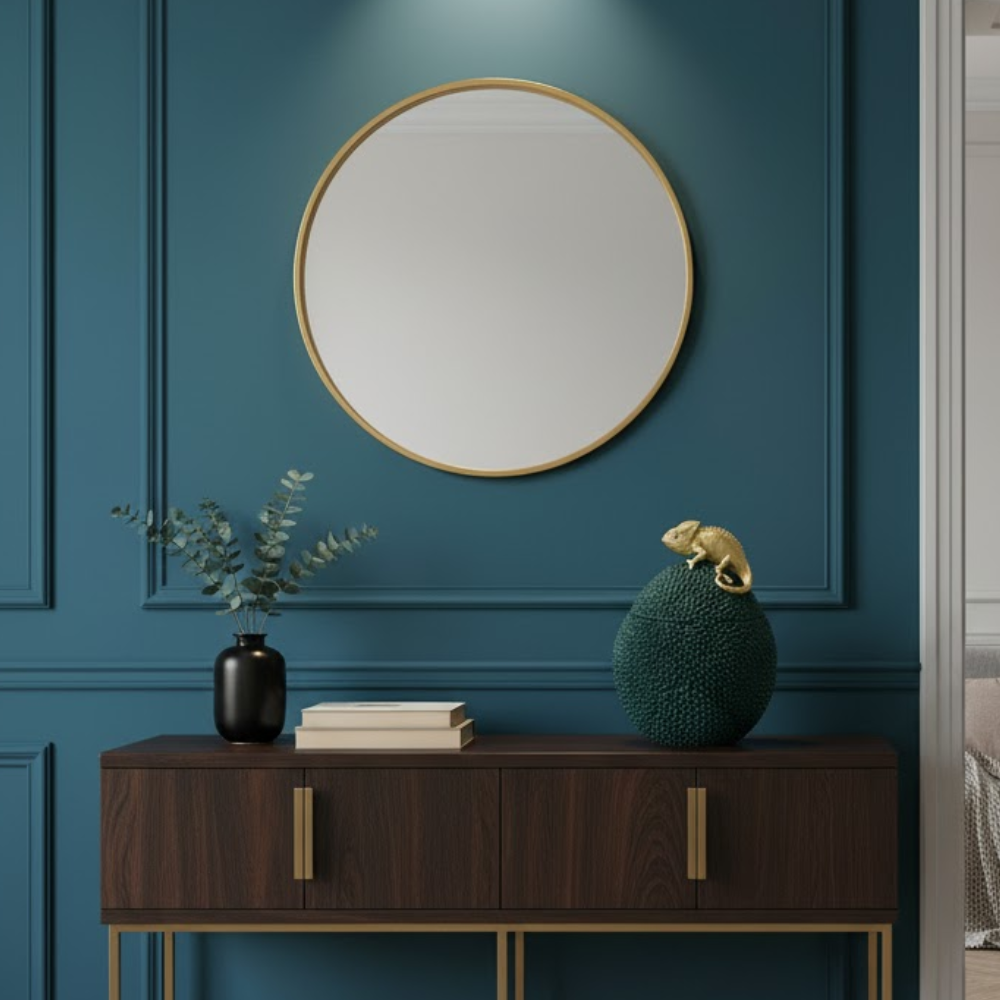 POTICHE CAMALEAO VERDE C/DOURADO 