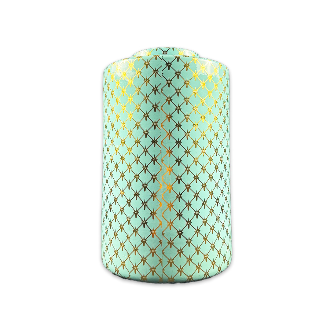 POTICHE DECO NOBLE CERAMICA AZUL