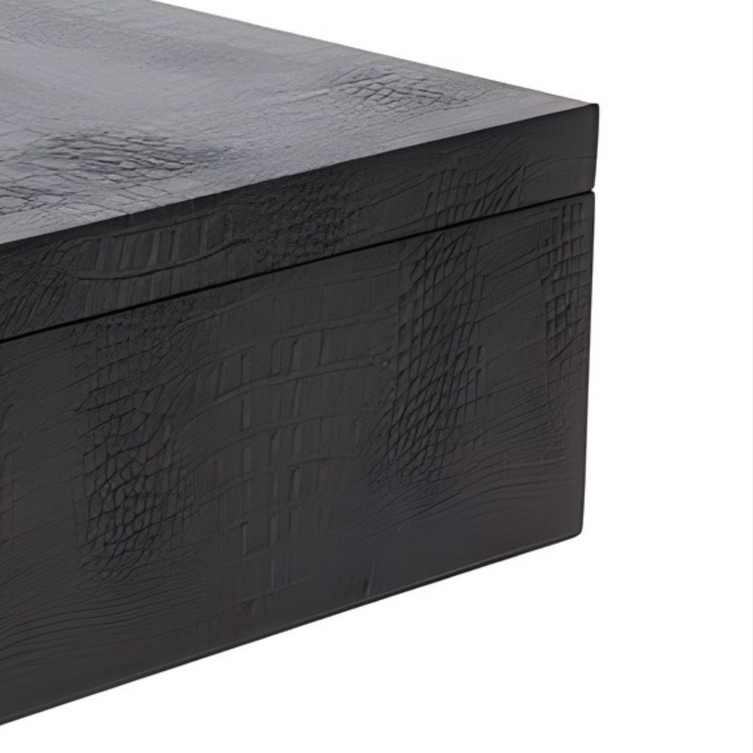 CAIXA DONNA EXOTICO MADEIRA PRETO MODALI DESIGN