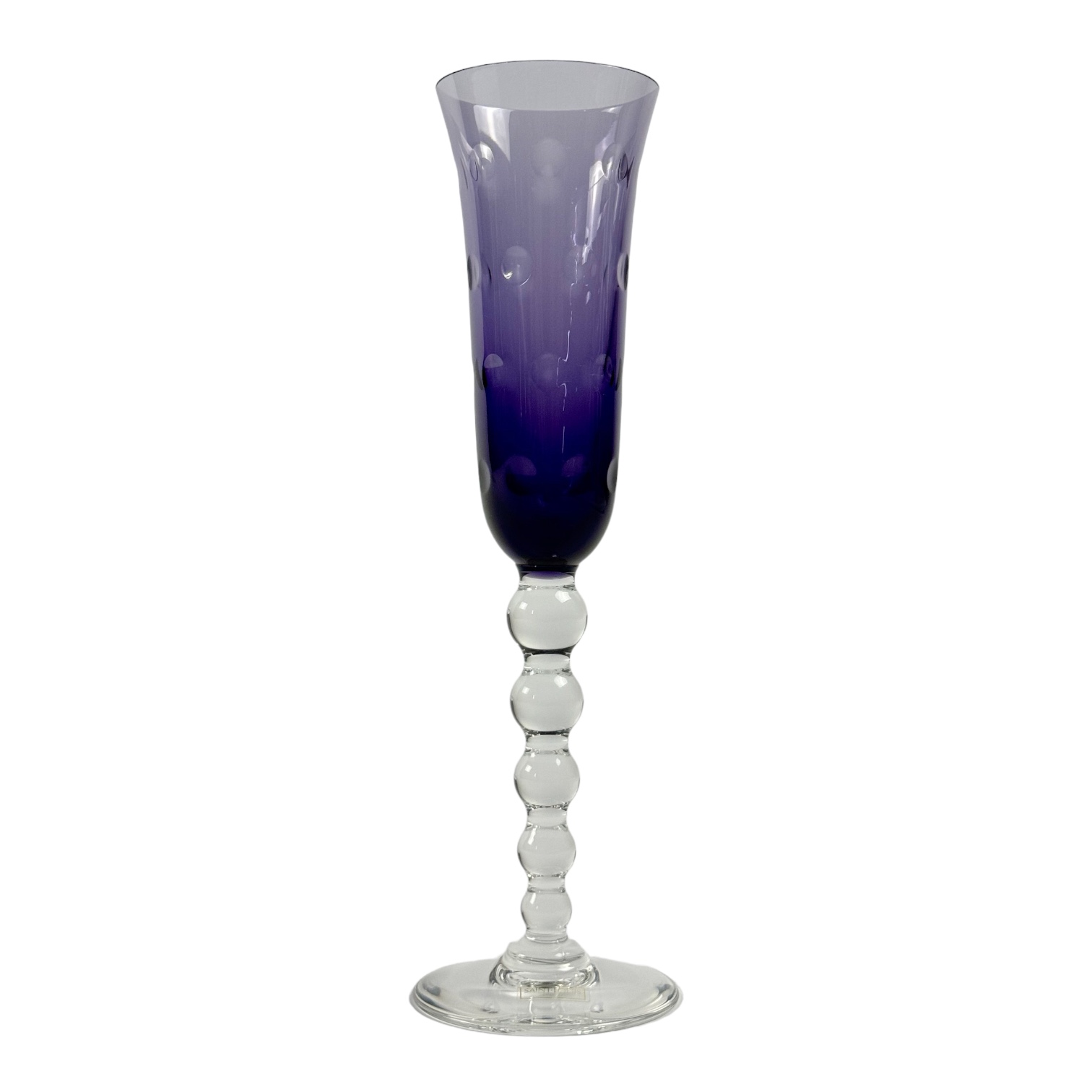 TACA CHAMPANHE BUBBLES CRISTAL ROXO, SAINT LOUIS