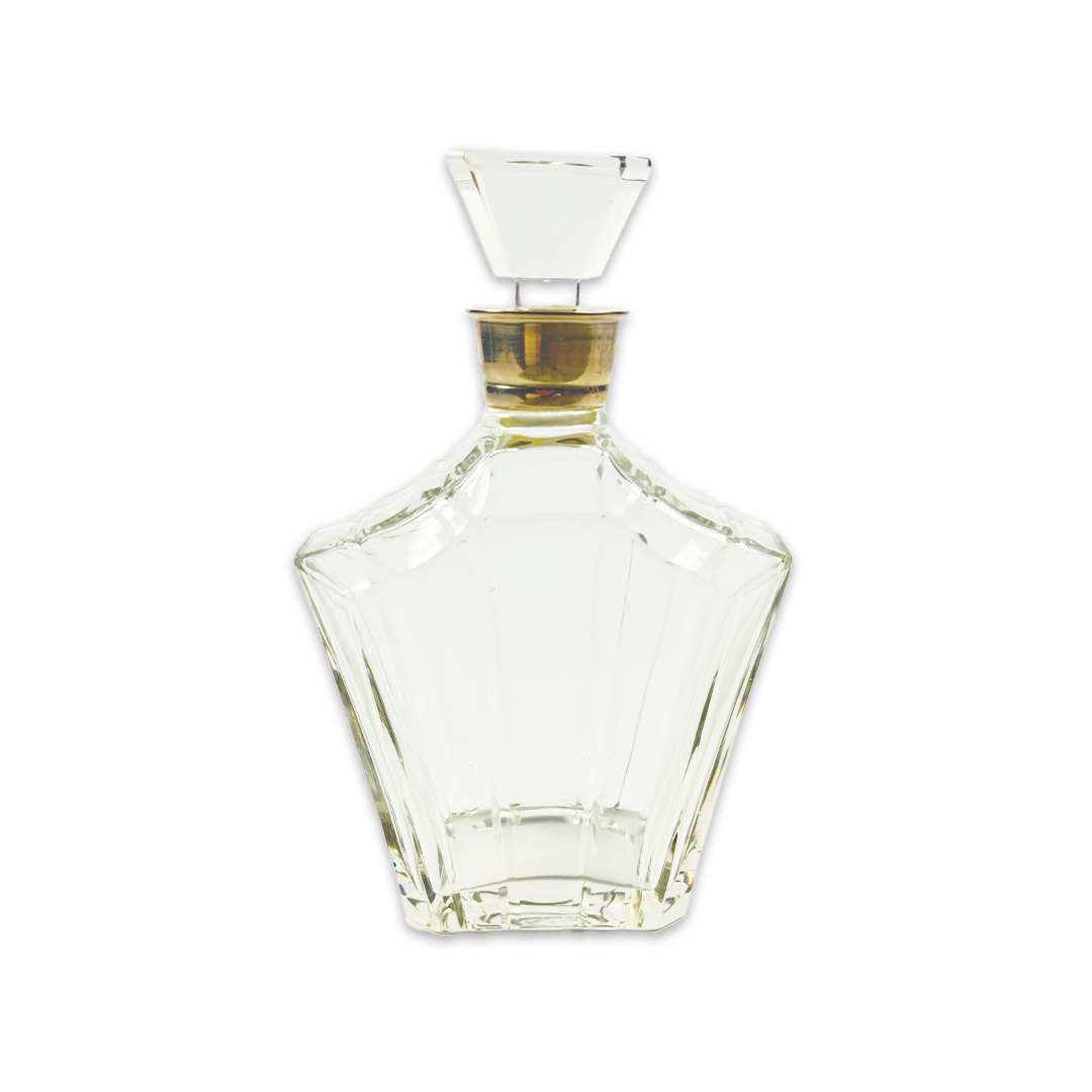 GARRAFA BAIXA NINA VIDRO TRANSPARENTE FANCY