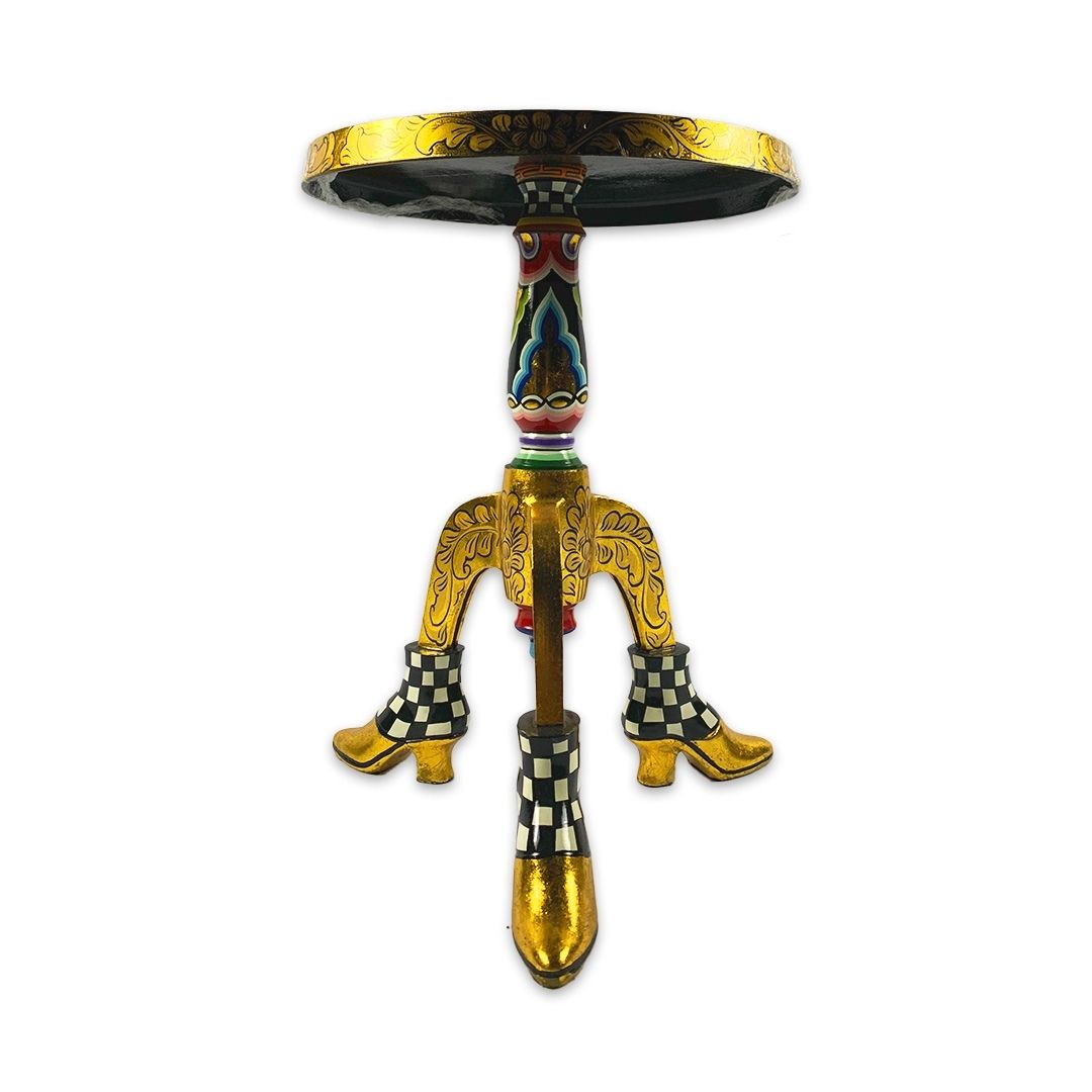 MESA LATERAL REDONDA METAL TOMS DRAG