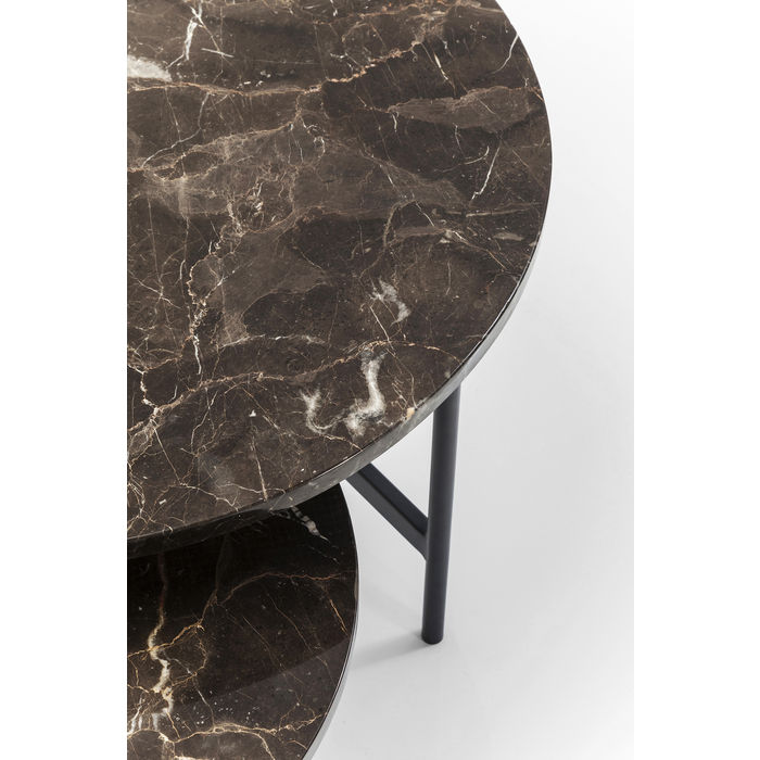 MESA LATERAL MONOCLE METAL/MARMORE 